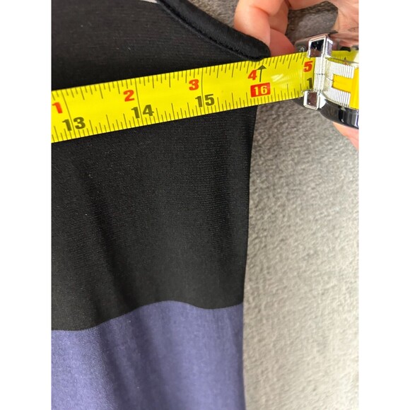 Green Envelope Women’s Medium Color Block Stripes Maxi Dress Racer Back Beach - Picture 8 of 10